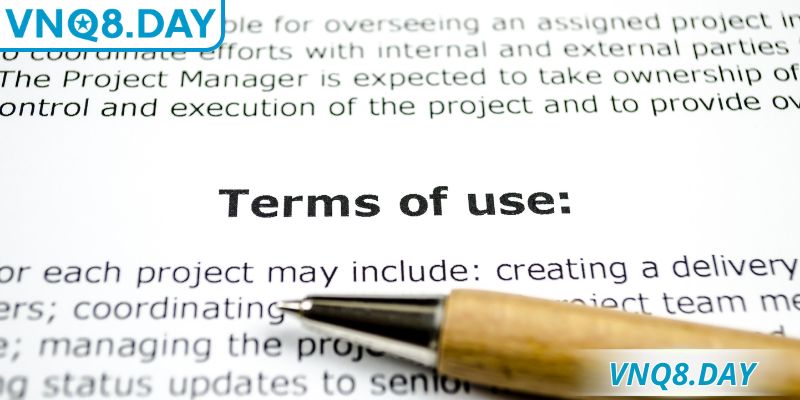 Điều Khoản Sử Dụng VNQ8 – Quy Định Minh Bạch, An Toàn 2 Quy định của nhà cái với việc đăng ký và đăng nhập